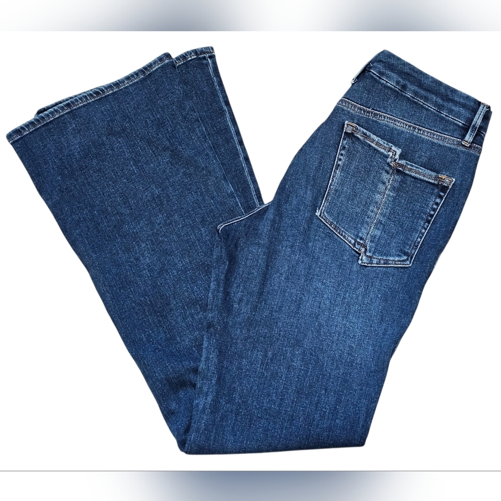 Good American Women's Good Legs Flare Split Pockets Elevated Basic Flare. 12/31 - Picture 5 of 10